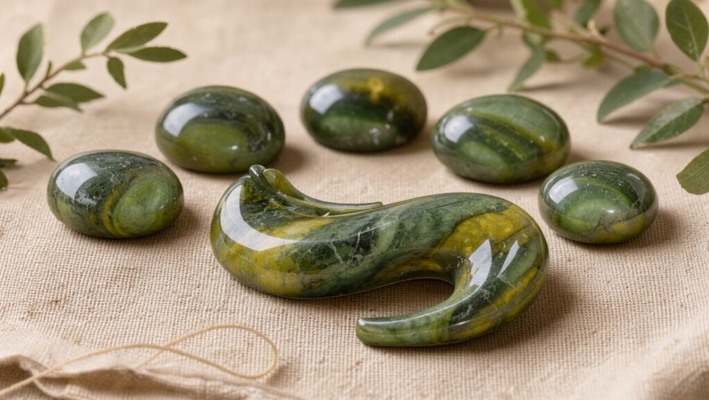 Serpentine : origine, nuances vertes et conseils pour choisir un bijou en pierre naturelle